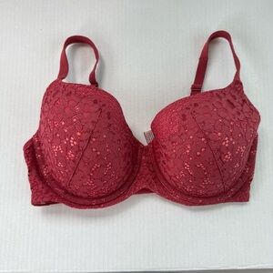 Victoria's Secret Lace Bra in Dusty Pink Size 34DDD